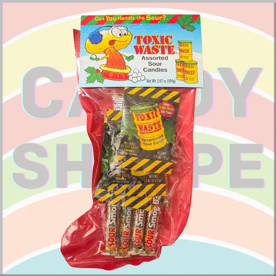 Toxic Waste Assorted Sour Candy Stocking
