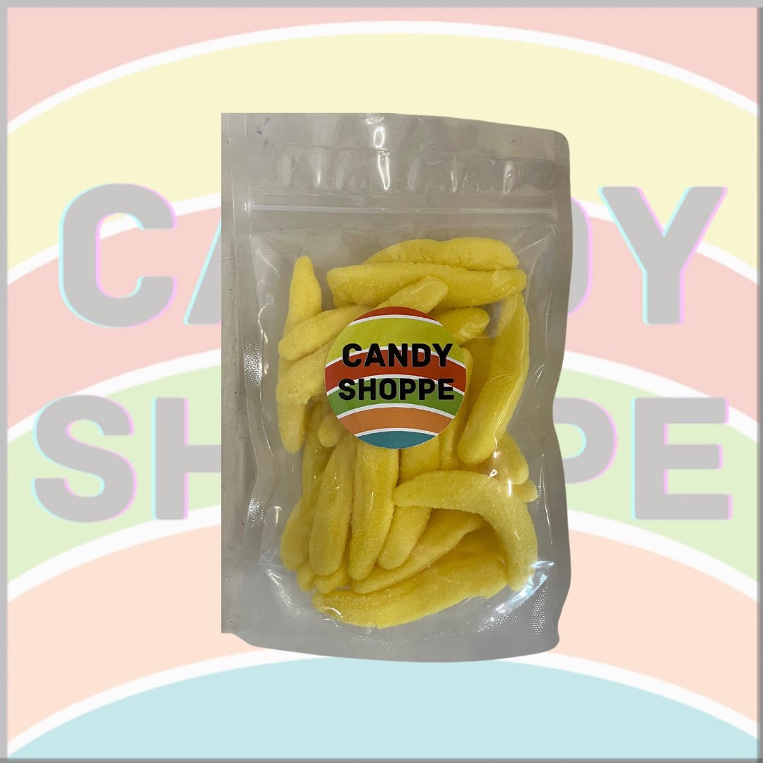 Sugared Gummy Bananas