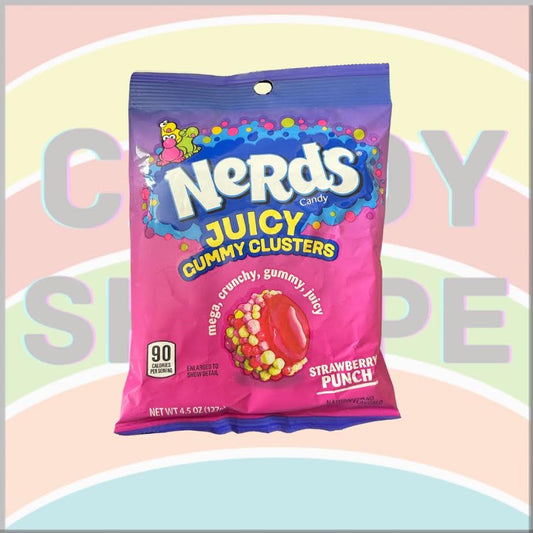 Nerd Juicy Gummy Clusters Strawberry Punch