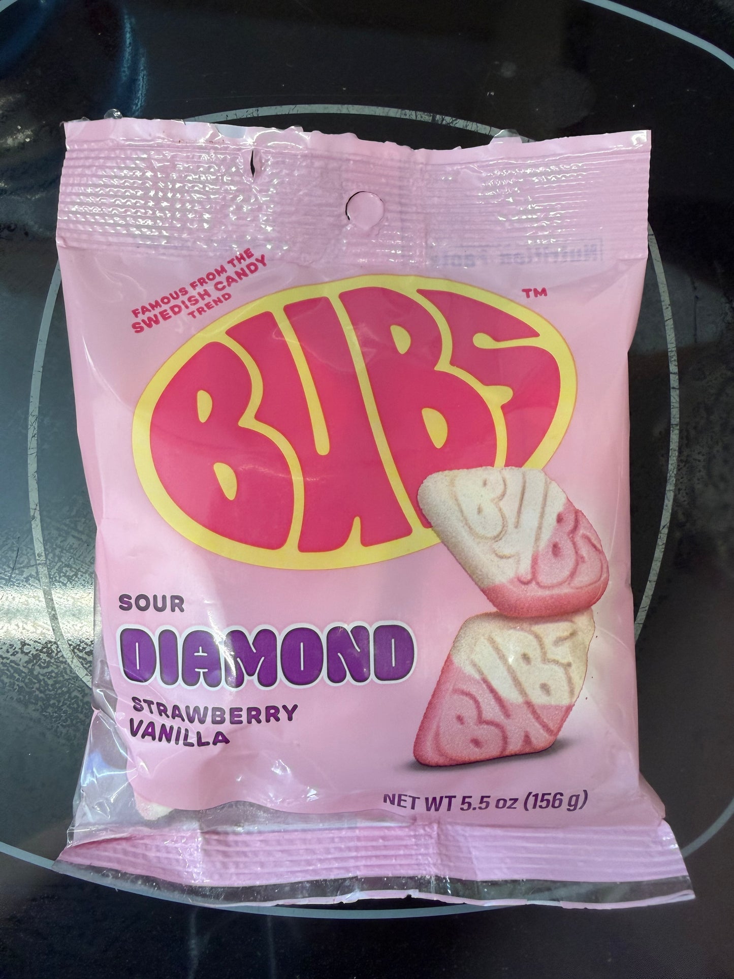 Bubs Sour Diamond Strawberry Vanilla
